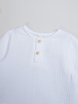 Рубашка муслиновая Сахар 0+ - Bungly фото 3