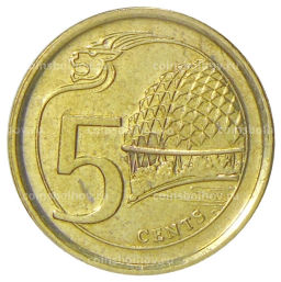 5 центов 2015 года Сингапур