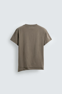 IRREGULAR FINISH T-SHIRT - Zara фото 8