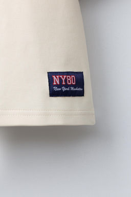 CONTRAST STRAIGHT INTERLOCK T-SHIRT - Zara фото 4