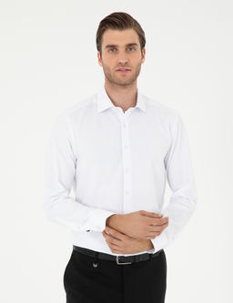 Beyaz Slim Fit Arm_rl_ Uzun Kollu G_mlek - Pierre cardin фото 3