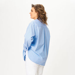 Рубашка Svetlana Style 2117 голубой полоска - Таиер фото 3