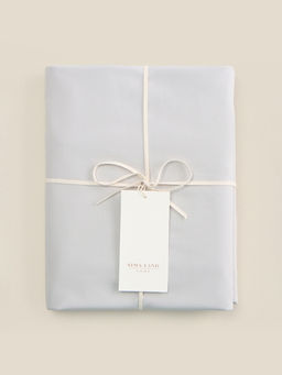 Простыня 1.5 спальная SL Home Percale 300ТС, 160235 см, серая, хлопок 100% - Sima-land home фото 4