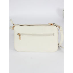 Сумка женская искусственная кожа DJ-СМ 7336-COCONUT CREAM, 1отд, плечевой ремень, кремовый SALE 263894 - Adelia фото 2