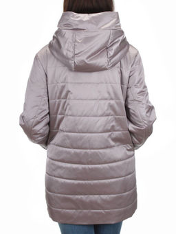 BM-1058 LILAC Куртка демисезонная женская АЛИСА (100 гр. синтепон) - Фабричный китай фото 5