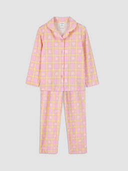 Desenli K?z ?ocuk Pijama Tak?m?