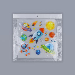 Цена за 5 шт. Термонаклейка «Космос», 19.5×18.4 см, 11 дизайнов