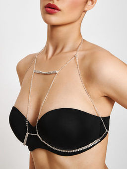 Infinity Lingerie / 31206230003 Цепочка на тело женская Dianta серебристый