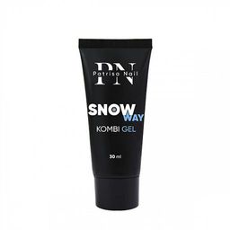 Комби гель Snow Way молочный мерцающий - Patrisa nail фото 2