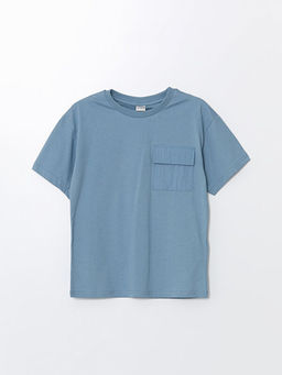 Oversize Bisiklet Yaka Erkek ?ocuk Ti??rt