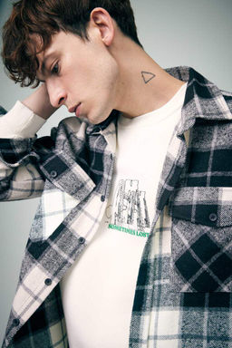 Рубашка Lumberjack с длинным рукавом в клетку обычного кроя - Defacto фото 3