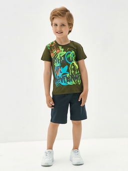 Футболка для мальчика цвета хаки - Kogankids фото 6