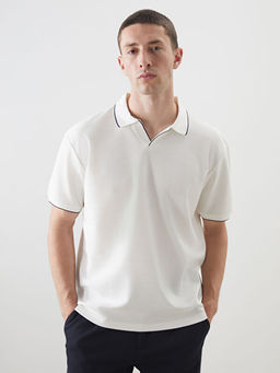 Polo Yaka K?sa Kollu Basic Erkek Ti??rt