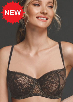 Бюстгальтер Milavitsa 127532 черный с нюдом  фото 4