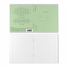 Цена за 200 шт. Тетрадь школьная ученическая ErichKrause Классика Visio зеленая, 18 листов, клетка (в плёнке по 10 шт.)  фото 29