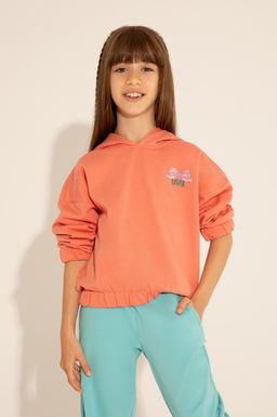 U. S. Polo Assn Толстовка с капюшоном цвета лосося для девочек - U.s. polo assn фото 12