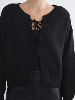 Ba?lamal? Yaka Kad?n Triko H?rka