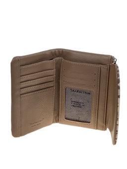 Женское портмоне из искусственной кожи, цвет хаки - Greta фото 2