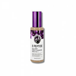 Enough 8 Peptide Full Cover Perfect Foundation #23, 100ml - Тональный крем с пептидами