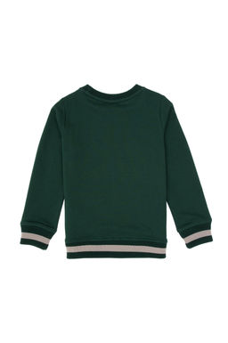 Erkek _ocuk Koyu Ye_il Bisiklet Yaka Basic Sweatshirt - U.s. polo assn фото 2