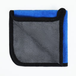 Полотенце для животных супервпитывающее, большое, 400 г/м, 50 х 100 см, синее - Пижон фото 3