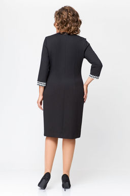 Блуза Swallow 803.2 черный+серебряный узор фото 962