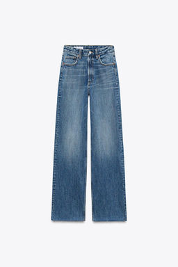 TRF WIDE-LEG HIGH-WAIST JEANS - Zara фото 13