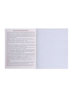 Цена за 15 шт. Предметная тетрадь по литературе Calligrata. MonoTone, 36 листов, в линейку, со справочным материалом, обложка из мелованной бумаги