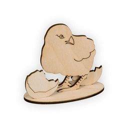 Заготовка для декорирования Mr. Carving ВД-531 Птица на подставке фанера 11 х 9 х 5 см Цыпленок