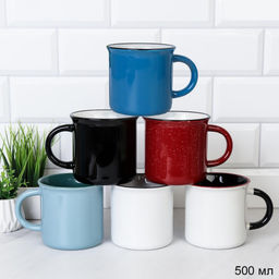 Кружка 500 мл Классика / NQ-1261 /уп 12/48/ микс 6