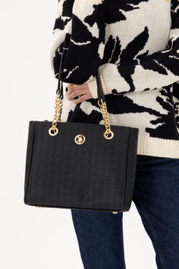 Женская черная сумка через плечо Неожиданная скидка в корзине - U.s. polo assn фото 2