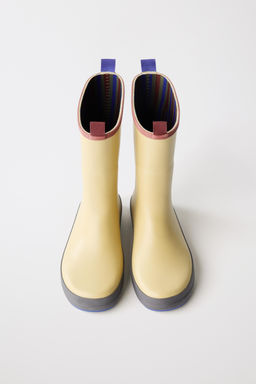COLOUR BLOCK WELLINGTON BOOTS - Zara фото 7