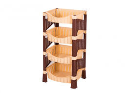Этажерка универсальная 4-х секц. "Плетенка", арт. 442 ЭЛЬФ