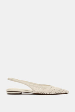 ZAPATO CROCHET / Blanco Crudo - Zara фото 2
