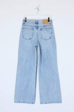 Premium Mavi Ozel Kumas Normal Bel Uzun Boy %100 Pamuk LOOSE Wide Leg Jeans TWOSS26JE00132 - Trendyolmilla фото 6