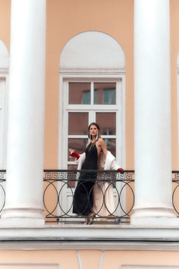 Платье из трикотажа с декоративным лифом - Mollis фото 4