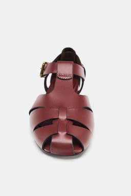 FLAT CAGE SANDALS - Zara фото 4