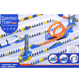 Игровой набор "Путь из домино, с паровозиком" в коробке