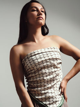 Платок женский MINAKU, размер 70×70 см, зелёный