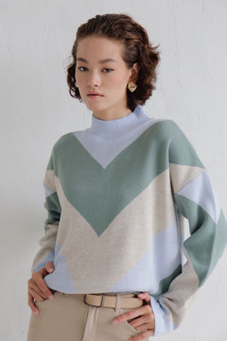 10344 Свитер мятно-голубой - Martichelli фото 8