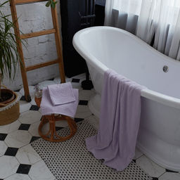 Полотенце махровое Love Life Border, 50х90 см, цвет светло-лавандовый, 100% хлопок, 380 гр/м2 - Lovelife фото 6