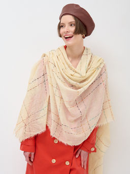 ЛЕН ВИСКОЗА Большой, легкий, красивый палантин - Tantino фото 3