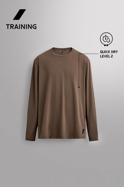 BASIC TECHNICAL LONG SLEEVE T-SHIRT - Zara фото 18