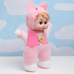 Кукла мягкая Маша в костюме с ушами, 40 см, МИКС - UzToy фото 6