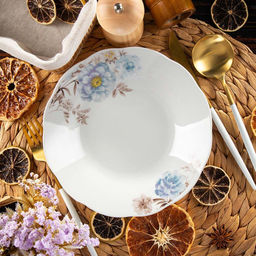 Флорина, Тарелка суповая, керамика, 20 см, 0.5 л, круглая, Daniks, 19-237 (454766)  фото 3