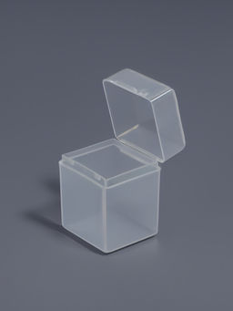 Цена за 4 шт. Органайзер для хранения мелочей, 9 баночек, в контейнере, 11.5×9×2.7 см, прозрачный