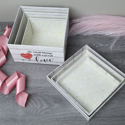 Коробка подарочная 3 штуки / 2289-SY542 /уп 36/ - Галеонтрейд фото 4