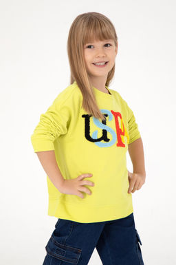 Толстовка для девочек фисташкового цвета Неожиданная скидка в корзине