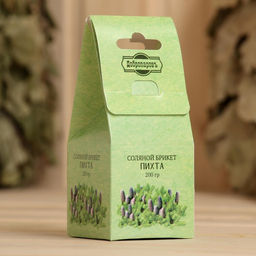 Соляной брикет куб «Пихта» 200 г «Добропаровъ»