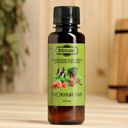 Цена за 2 шт. Ароматизатор для бани и ванны "Таёжный пар" натуральная, 100 мл "Добропаровъ"